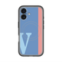 スリムプロテクションプレミアムケース with MagSafe［ オリジナル - initial color line - V blue ］