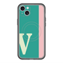 スリムプロテクションプレミアムケース with MagSafe［ オリジナル - initial color line - V green ］