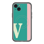 スリムプロテクションプレミアムケース with MagSafe［ オリジナル - initial color line - V green ］