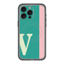 スリムプロテクションプレミアムケース with MagSafe［ オリジナル - initial color line - V green ］