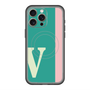 スリムプロテクションプレミアムケース with MagSafe［ オリジナル - initial color line - V green ］