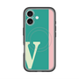 スリムプロテクションプレミアムケース with MagSafe［ オリジナル - initial color line - V green ］
