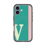 スリムプロテクションプレミアムケース with MagSafe［ オリジナル - initial color line - V green ］