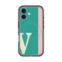 スリムプロテクションプレミアムケース with MagSafe［ オリジナル - initial color line - V green ］