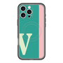 スリムプロテクションプレミアムケース with MagSafe［ オリジナル - initial color line - V green ］