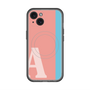 スリムプロテクションプレミアムケース with MagSafe［ オリジナル - initial color line - A pink ］