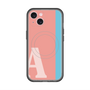スリムプロテクションプレミアムケース with MagSafe［ オリジナル - initial color line - A pink ］
