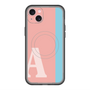 スリムプロテクションプレミアムケース with MagSafe［ オリジナル - initial color line - A pink ］