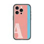 スリムプロテクションプレミアムケース with MagSafe［ オリジナル - initial color line - A pink ］