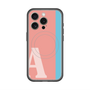 スリムプロテクションプレミアムケース with MagSafe［ オリジナル - initial color line - A pink ］