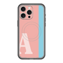 スリムプロテクションプレミアムケース with MagSafe［ オリジナル - initial color line - A pink ］