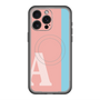 スリムプロテクションプレミアムケース with MagSafe［ オリジナル - initial color line - A pink ］