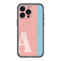 スリムプロテクションプレミアムケース with MagSafe［ オリジナル - initial color line - A pink ］