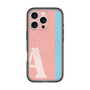 スリムプロテクションプレミアムケース with MagSafe［ オリジナル - initial color line - A pink ］