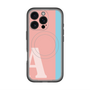 スリムプロテクションプレミアムケース with MagSafe［ オリジナル - initial color line - A pink ］