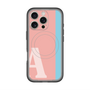 スリムプロテクションプレミアムケース with MagSafe［ オリジナル - initial color line - A pink ］