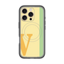 スリムプロテクションプレミアムケース with MagSafe［ オリジナル - initial color line - V yellow ］