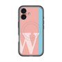スリムプロテクションプレミアムケース with MagSafe［ オリジナル - initial color line - W pink ］