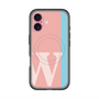 スリムプロテクションプレミアムケース with MagSafe［ オリジナル - initial color line - W pink ］