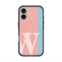 スリムプロテクションプレミアムケース with MagSafe［ オリジナル - initial color line - W pink ］