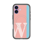 スリムプロテクションプレミアムケース with MagSafe［ オリジナル - initial color line - W pink ］