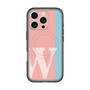 スリムプロテクションプレミアムケース with MagSafe［ オリジナル - initial color line - W pink ］