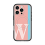 スリムプロテクションプレミアムケース with MagSafe［ オリジナル - initial color line - W pink ］