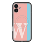 スリムプロテクションプレミアムケース with MagSafe［ オリジナル - initial color line - W pink ］