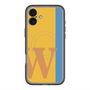 スリムプロテクションプレミアムケース with MagSafe［ オリジナル - initial color line - W orange ］