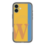 スリムプロテクションプレミアムケース with MagSafe［ オリジナル - initial color line - W orange ］