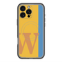 スリムプロテクションプレミアムケース with MagSafe［ オリジナル - initial color line - W orange ］