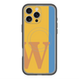 スリムプロテクションプレミアムケース with MagSafe［ オリジナル - initial color line - W orange ］