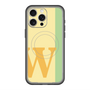 スリムプロテクションプレミアムケース with MagSafe［ オリジナル - initial color line - W yellow ］