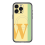 スリムプロテクションプレミアムケース with MagSafe［ オリジナル - initial color line - W yellow ］