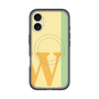 スリムプロテクションプレミアムケース with MagSafe［ オリジナル - initial color line - W yellow ］