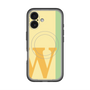 スリムプロテクションプレミアムケース with MagSafe［ オリジナル - initial color line - W yellow ］