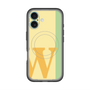 スリムプロテクションプレミアムケース with MagSafe［ オリジナル - initial color line - W yellow ］