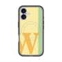 スリムプロテクションプレミアムケース with MagSafe［ オリジナル - initial color line - W yellow ］