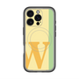 スリムプロテクションプレミアムケース with MagSafe［ オリジナル - initial color line - W yellow ］