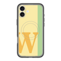 スリムプロテクションプレミアムケース with MagSafe［ オリジナル - initial color line - W yellow ］