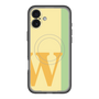 スリムプロテクションプレミアムケース with MagSafe［ オリジナル - initial color line - W yellow ］