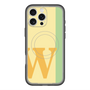 スリムプロテクションプレミアムケース with MagSafe［ オリジナル - initial color line - W yellow ］