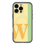 スリムプロテクションプレミアムケース with MagSafe［ オリジナル - initial color line - W yellow ］