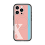 スリムプロテクションプレミアムケース with MagSafe［ オリジナル - initial color line - X pink ］