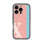 スリムプロテクションプレミアムケース with MagSafe［ オリジナル - initial color line - X pink ］