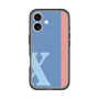 スリムプロテクションプレミアムケース with MagSafe［ オリジナル - initial color line - X blue ］