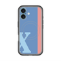 スリムプロテクションプレミアムケース with MagSafe［ オリジナル - initial color line - X blue ］