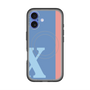 スリムプロテクションプレミアムケース with MagSafe［ オリジナル - initial color line - X blue ］