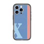 スリムプロテクションプレミアムケース with MagSafe［ オリジナル - initial color line - X blue ］