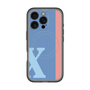 スリムプロテクションプレミアムケース with MagSafe［ オリジナル - initial color line - X blue ］